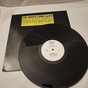 The Roots Come Alive Album Vinyl Record A Tribe Called Quest Fugees Nas 90's Rap